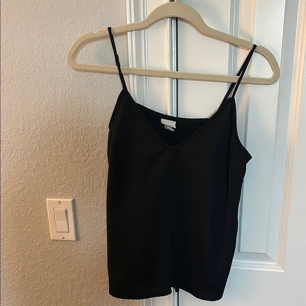 Target satin v-neck top